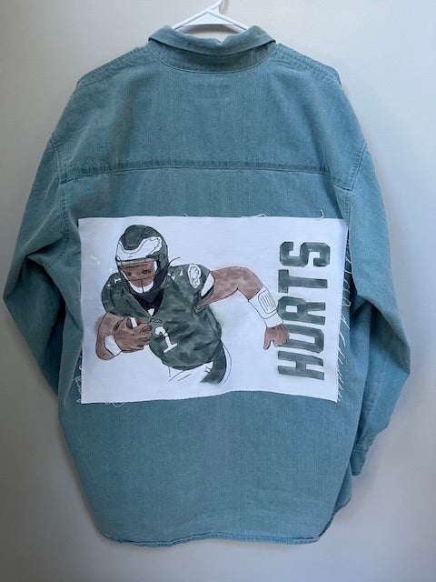 Jalen Hurts | Philadelphia Eagles | Button Down Shirt