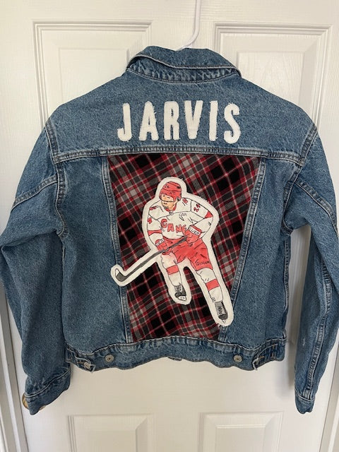 Seth Jarvis | Carolina Hurricanes | Denim Jacket
